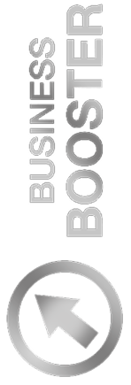 Business Booster logo with upward arrow