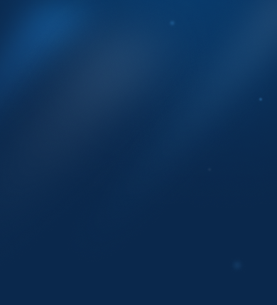 Abstract blue gradient background with light effects.